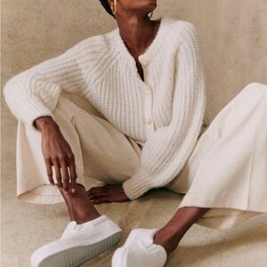 Sezane Emile Cardigan in Ecru